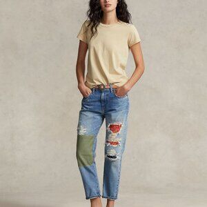Women’s Polo Ralph Lauren The Slim Tapered Patchwork Jean Size 31